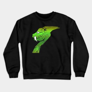 Green Teen Dragon Crewneck Sweatshirt